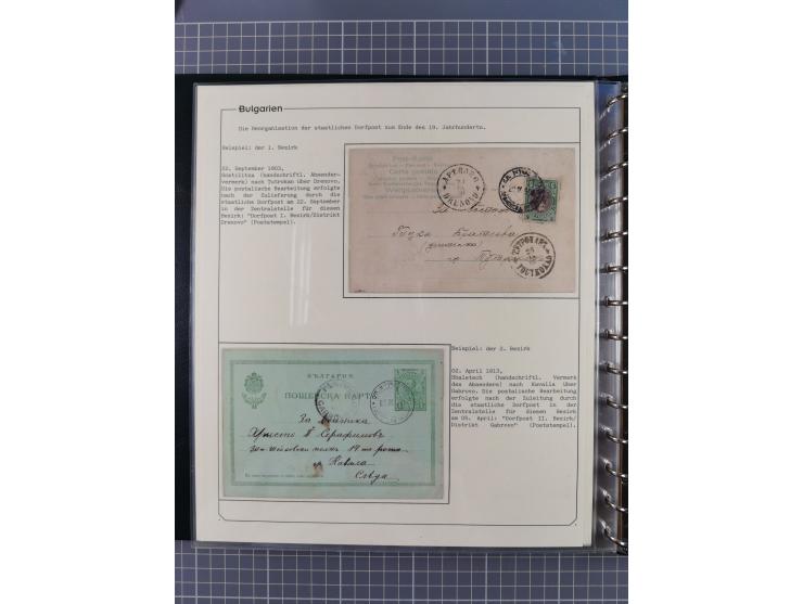 1906/38, RURAL POSTS, specialized collection with 71 covers and cards, showing a fine array of postmarks with many fine strik