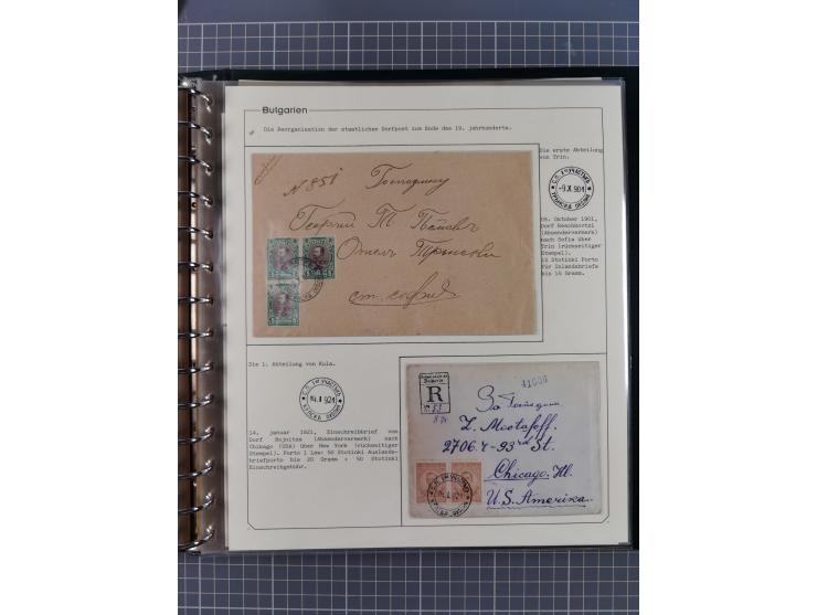 1906/38, RURAL POSTS, specialized collection with 71 covers and cards, showing a fine array of postmarks with many fine strik