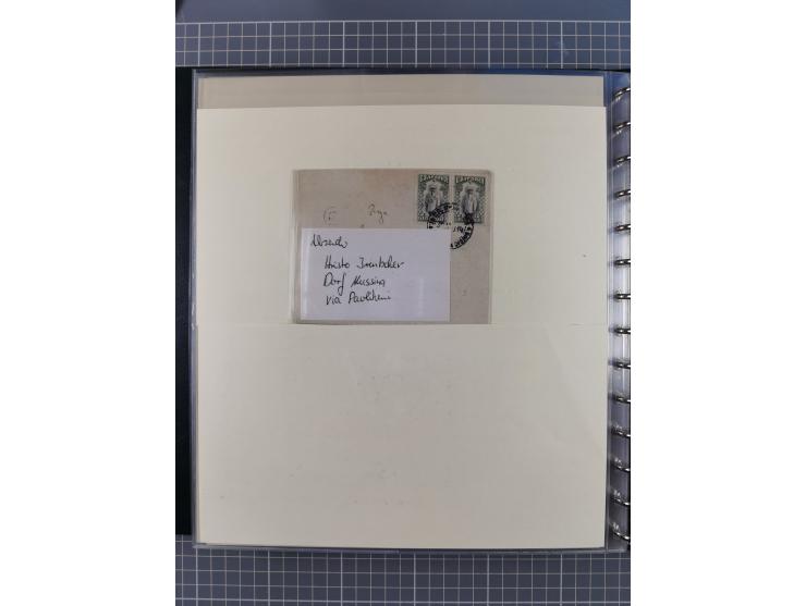 1906/38, RURAL POSTS, specialized collection with 71 covers and cards, showing a fine array of postmarks with many fine strik