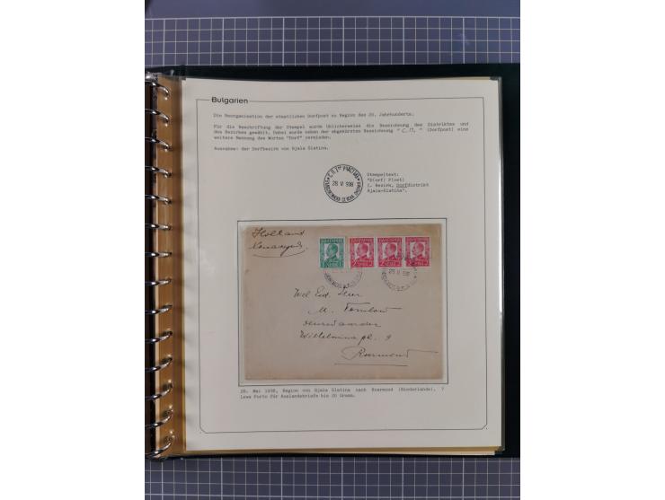 1906/38, RURAL POSTS, specialized collection with 71 covers and cards, showing a fine array of postmarks with many fine strik