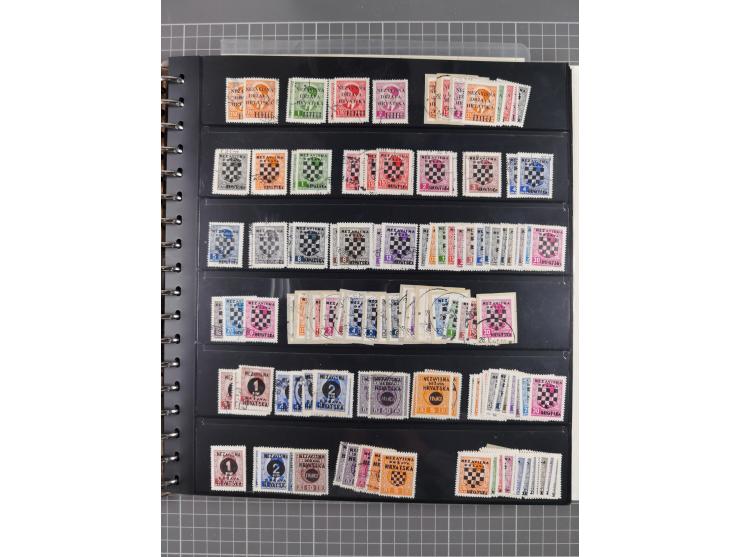 1941/95 (ca.), mint never hinged/unused and used collection with some covers, including Officials and Postage Dues, strength 