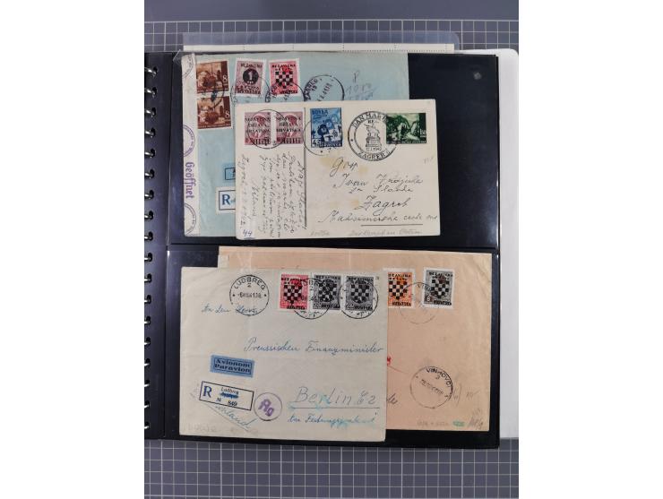 1941/95 (ca.), mint never hinged/unused and used collection with some covers, including Officials and Postage Dues, strength 