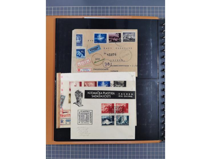 1941/95 (ca.), mint never hinged/unused and used collection with some covers, including Officials and Postage Dues, strength 