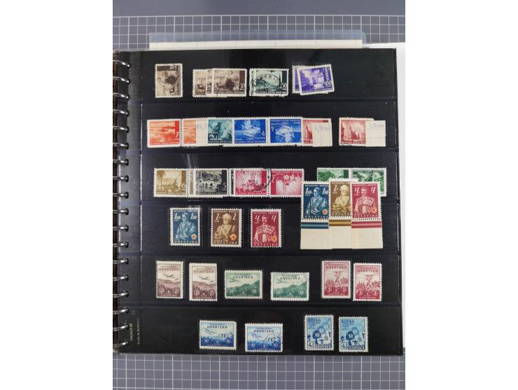 1941/95 (ca.), mint never hinged/unused and used collection with some covers, including Officials and Postage Dues, strength 