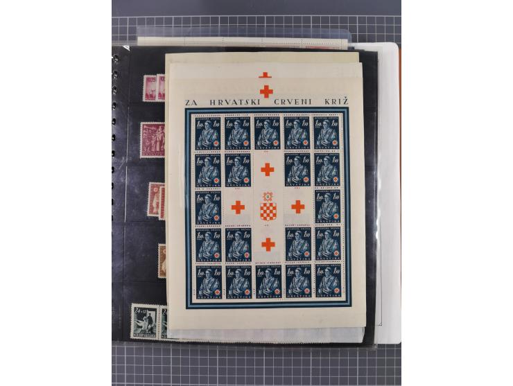 1941/95 (ca.), mint never hinged/unused and used collection with some covers, including Officials and Postage Dues, strength 