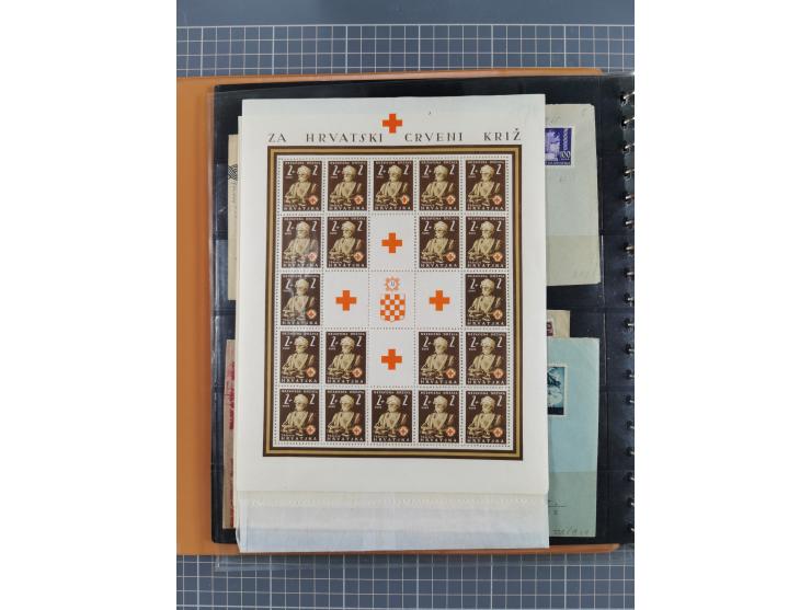 1941/95 (ca.), mint never hinged/unused and used collection with some covers, including Officials and Postage Dues, strength 