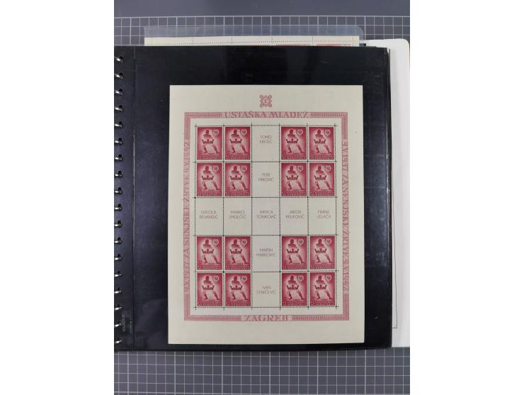 1941/95 (ca.), mint never hinged/unused and used collection with some covers, including Officials and Postage Dues, strength 