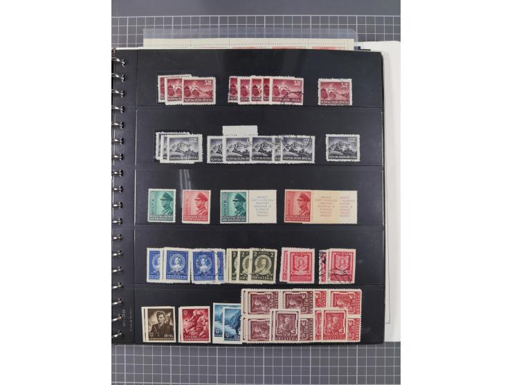 1941/95 (ca.), mint never hinged/unused and used collection with some covers, including Officials and Postage Dues, strength 