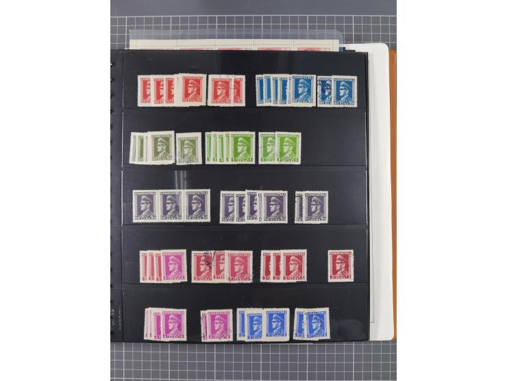 1941/95 (ca.), mint never hinged/unused and used collection with some covers, including Officials and Postage Dues, strength 