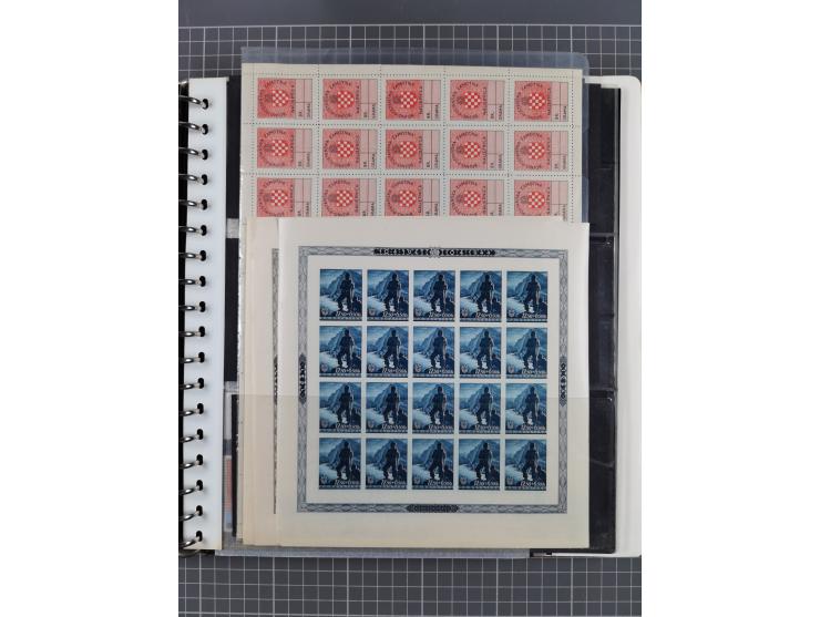 1941/95 (ca.), mint never hinged/unused and used collection with some covers, including Officials and Postage Dues, strength 