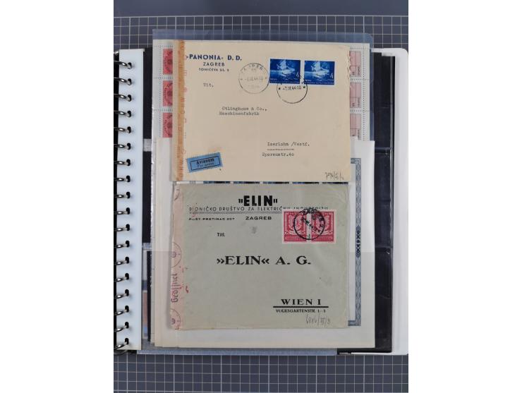 1941/95 (ca.), mint never hinged/unused and used collection with some covers, including Officials and Postage Dues, strength 