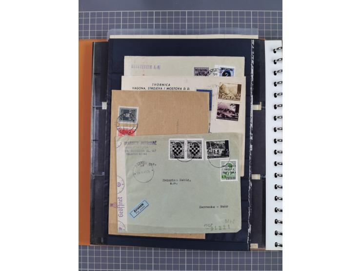 1941/95 (ca.), mint never hinged/unused and used collection with some covers, including Officials and Postage Dues, strength 