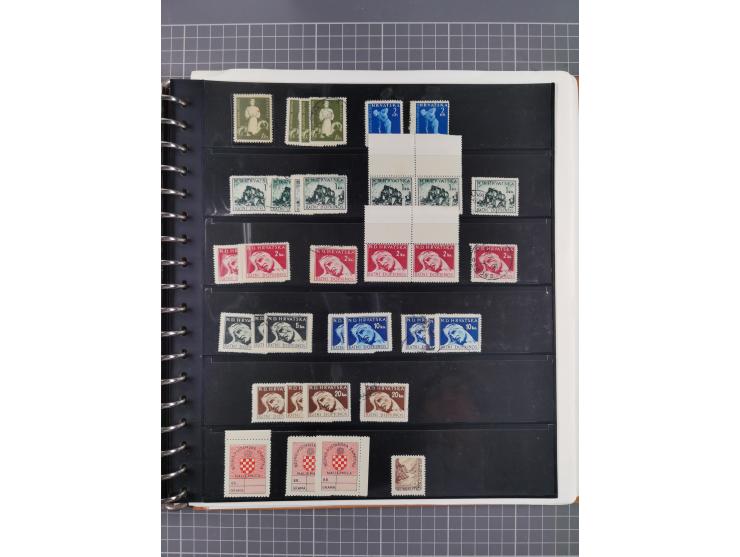 1941/95 (ca.), mint never hinged/unused and used collection with some covers, including Officials and Postage Dues, strength 