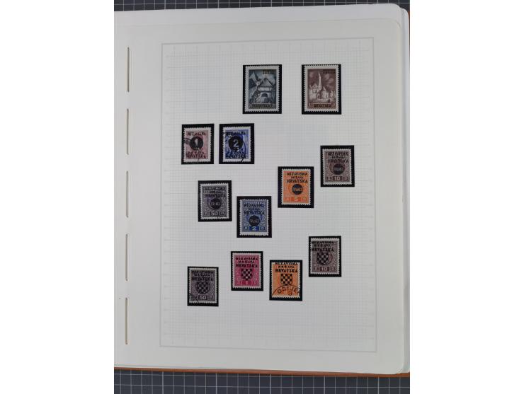 1941/95 (ca.), mint never hinged/unused and used collection with some covers, including Officials and Postage Dues, strength 