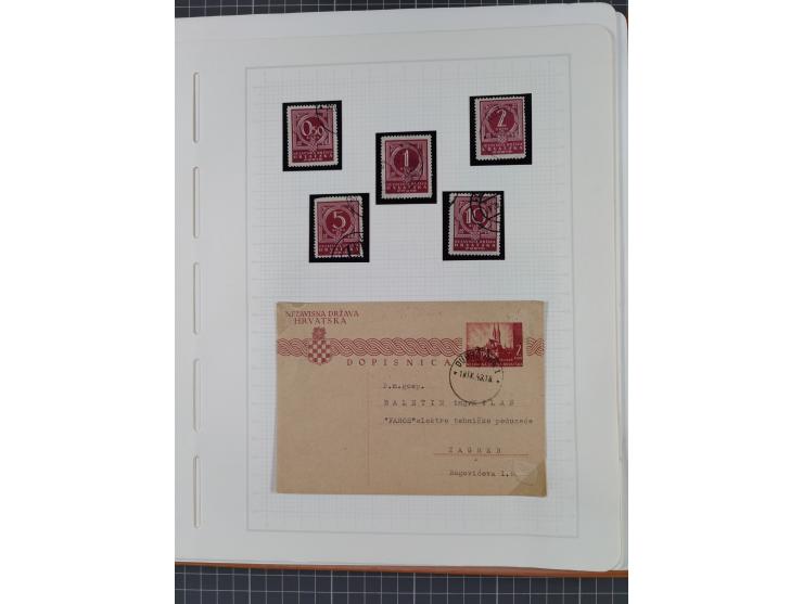 1941/95 (ca.), mint never hinged/unused and used collection with some covers, including Officials and Postage Dues, strength 