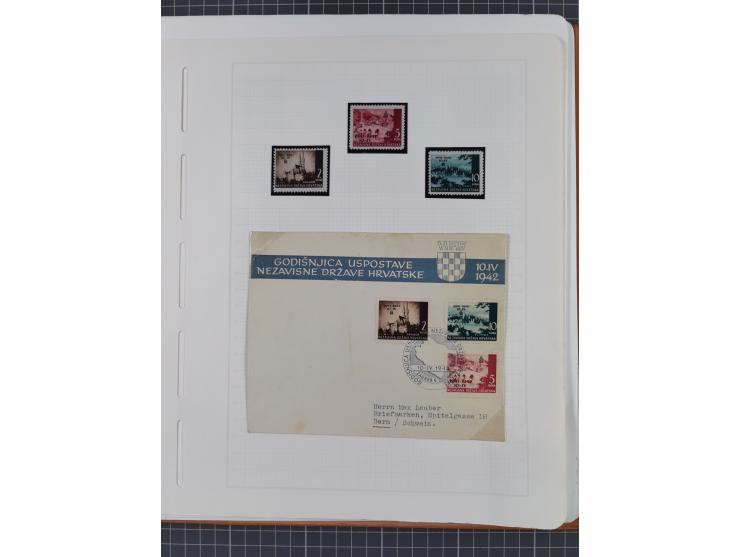 1941/95 (ca.), mint never hinged/unused and used collection with some covers, including Officials and Postage Dues, strength 