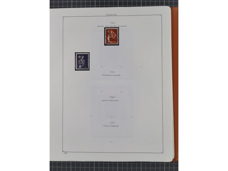 1941/95 (ca.), mint never hinged/unused and used collection with some covers, including Officials and Postage Dues, strength 