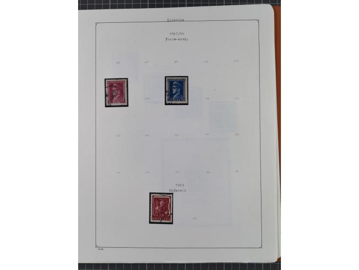 1941/95 (ca.), mint never hinged/unused and used collection with some covers, including Officials and Postage Dues, strength 