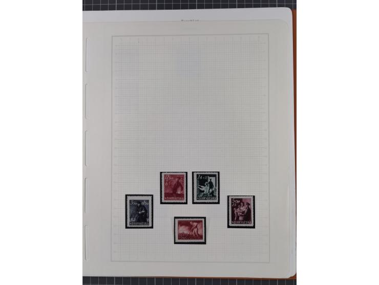 1941/95 (ca.), mint never hinged/unused and used collection with some covers, including Officials and Postage Dues, strength 