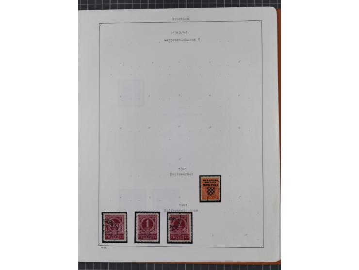 1941/95 (ca.), mint never hinged/unused and used collection with some covers, including Officials and Postage Dues, strength 