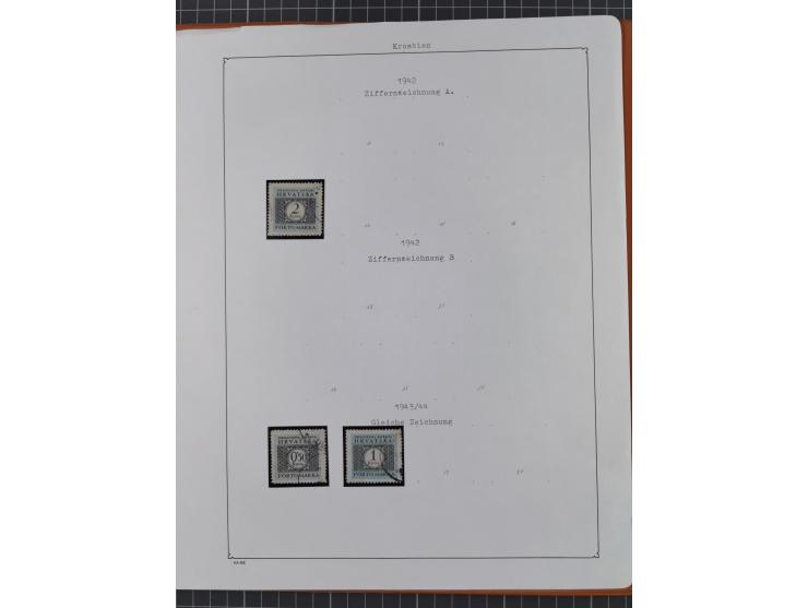 1941/95 (ca.), mint never hinged/unused and used collection with some covers, including Officials and Postage Dues, strength 