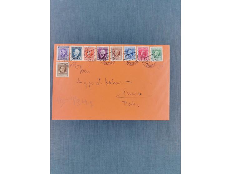 1941/43 (ca.), mint never hinged/unused and used collection with 21 covers, including German Occupation of Montenegro and Zar
