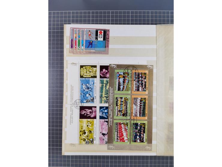 1961/70 (ca.), mint never hinged and used selection, including souvenir sheets, neatly housed in 2 stockbooks