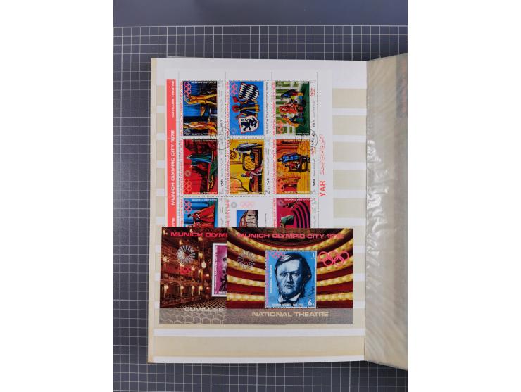 1961/70 (ca.), mint never hinged and used selection, including souvenir sheets, neatly housed in 2 stockbooks