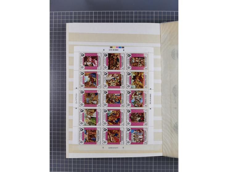 1961/70 (ca.), mint never hinged and used selection, including souvenir sheets, neatly housed in 2 stockbooks