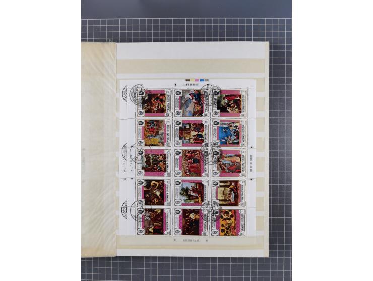 1961/70 (ca.), mint never hinged and used selection, including souvenir sheets, neatly housed in 2 stockbooks