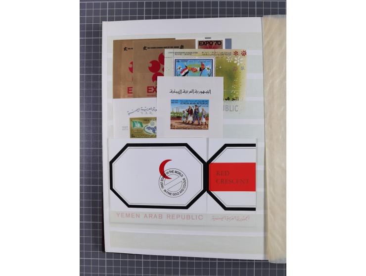 1961/70 (ca.), mint never hinged and used selection, including souvenir sheets, neatly housed in 2 stockbooks