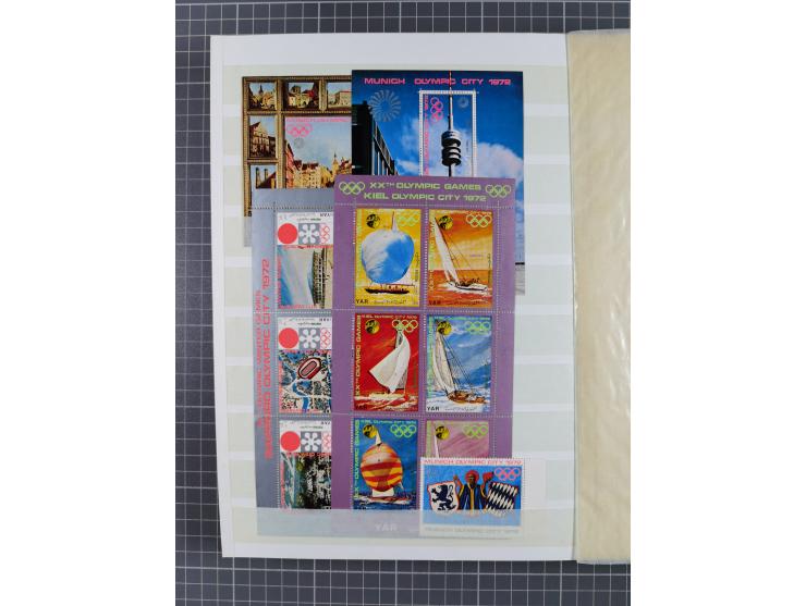 1961/70 (ca.), mint never hinged and used selection, including souvenir sheets, neatly housed in 2 stockbooks