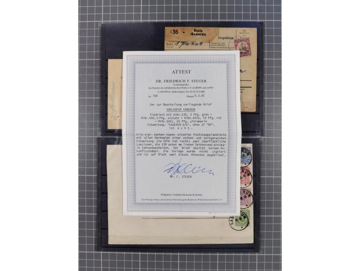 1873/1913, Partie mit 10 Briefen, Karten und GSK mit besseren Stempeln, interessanten Frankaturen und Verwendungen. Dabei u.a