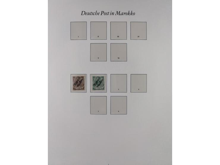 China-Togo, postfrische Sammlung mit besseren Ausgaben aus Borek Abonnement, dabei Mark und Dollar Werte, u.a. DSWA Mi.-Nr. 2