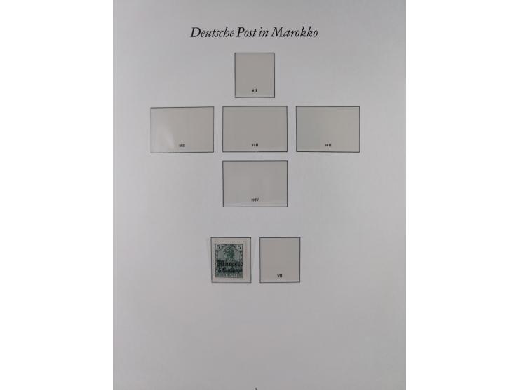 China-Togo, postfrische Sammlung mit besseren Ausgaben aus Borek Abonnement, dabei Mark und Dollar Werte, u.a. DSWA Mi.-Nr. 2