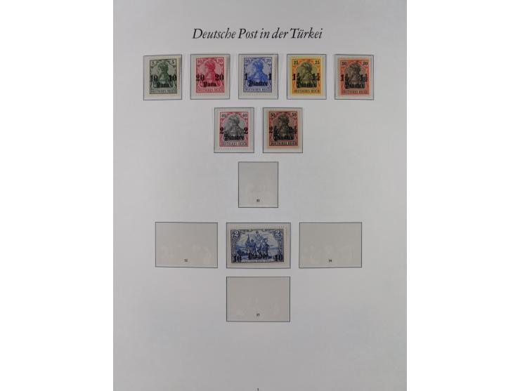 China-Togo, postfrische Sammlung mit besseren Ausgaben aus Borek Abonnement, dabei Mark und Dollar Werte, u.a. DSWA Mi.-Nr. 2