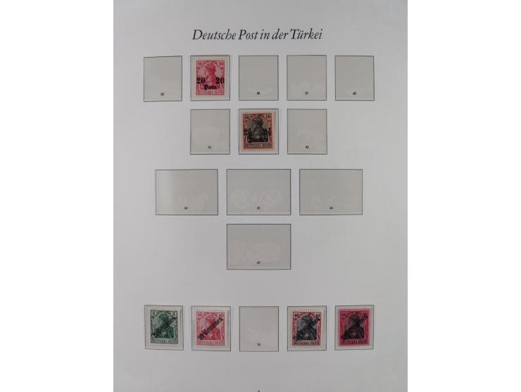 China-Togo, postfrische Sammlung mit besseren Ausgaben aus Borek Abonnement, dabei Mark und Dollar Werte, u.a. DSWA Mi.-Nr. 2