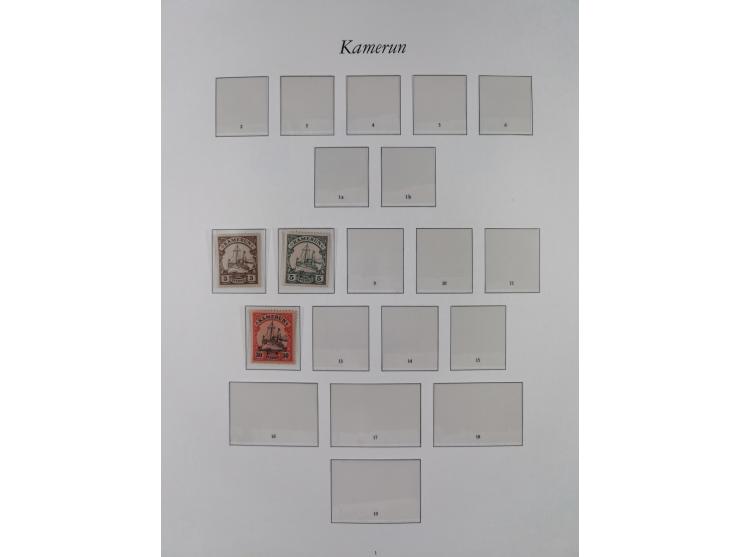 China-Togo, postfrische Sammlung mit besseren Ausgaben aus Borek Abonnement, dabei Mark und Dollar Werte, u.a. DSWA Mi.-Nr. 2