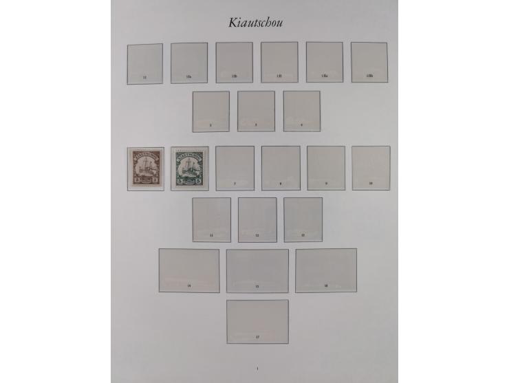 China-Togo, postfrische Sammlung mit besseren Ausgaben aus Borek Abonnement, dabei Mark und Dollar Werte, u.a. DSWA Mi.-Nr. 2