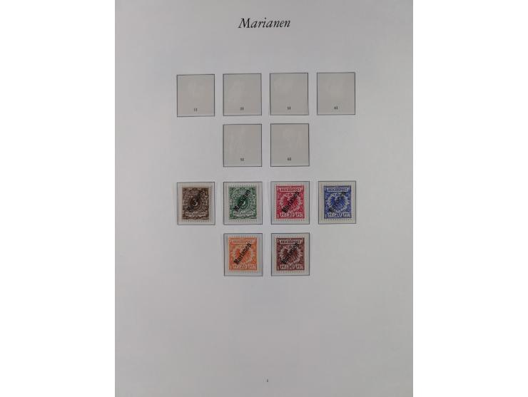 China-Togo, postfrische Sammlung mit besseren Ausgaben aus Borek Abonnement, dabei Mark und Dollar Werte, u.a. DSWA Mi.-Nr. 2