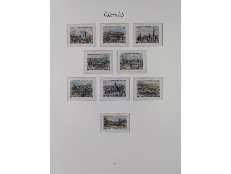 1945/67, in den Hauptnummern komplette bis auf Mi.-Nr. 691 postfrische Sammlung inkl. Mi.-Nr. Va-d sign. Kovar VÖB, 674-92 si