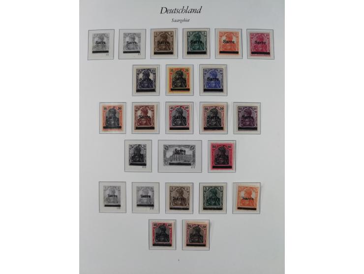 1920/59, postfrische und winzig ungebrauchte Sammlung, bis auf einige frühe kleine Werte komplett, dabei u.a. Mi.-Nr. 16I und