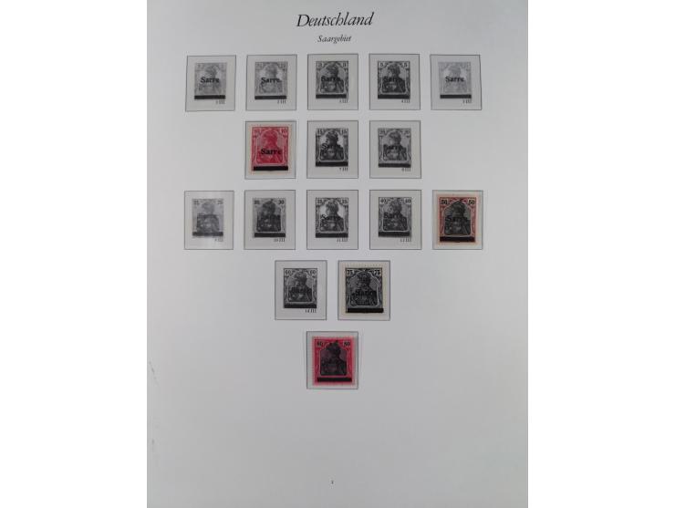 1920/59, postfrische und winzig ungebrauchte Sammlung, bis auf einige frühe kleine Werte komplett, dabei u.a. Mi.-Nr. 16I und