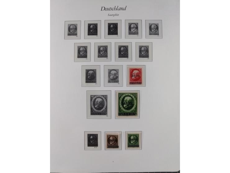 1920/59, postfrische und winzig ungebrauchte Sammlung, bis auf einige frühe kleine Werte komplett, dabei u.a. Mi.-Nr. 16I und