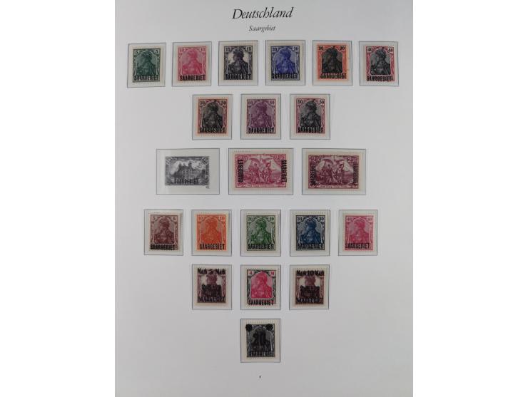 1920/59, postfrische und winzig ungebrauchte Sammlung, bis auf einige frühe kleine Werte komplett, dabei u.a. Mi.-Nr. 16I und