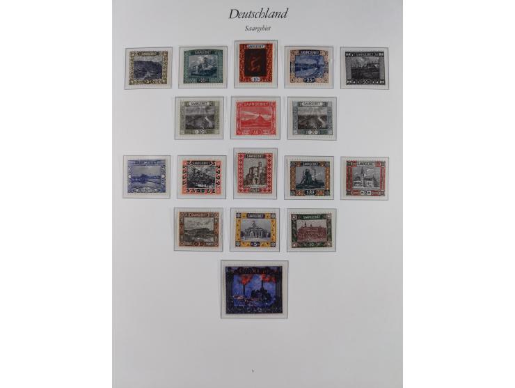 1920/59, postfrische und winzig ungebrauchte Sammlung, bis auf einige frühe kleine Werte komplett, dabei u.a. Mi.-Nr. 16I und