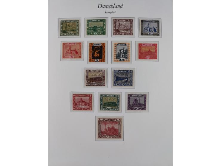 1920/59, postfrische und winzig ungebrauchte Sammlung, bis auf einige frühe kleine Werte komplett, dabei u.a. Mi.-Nr. 16I und