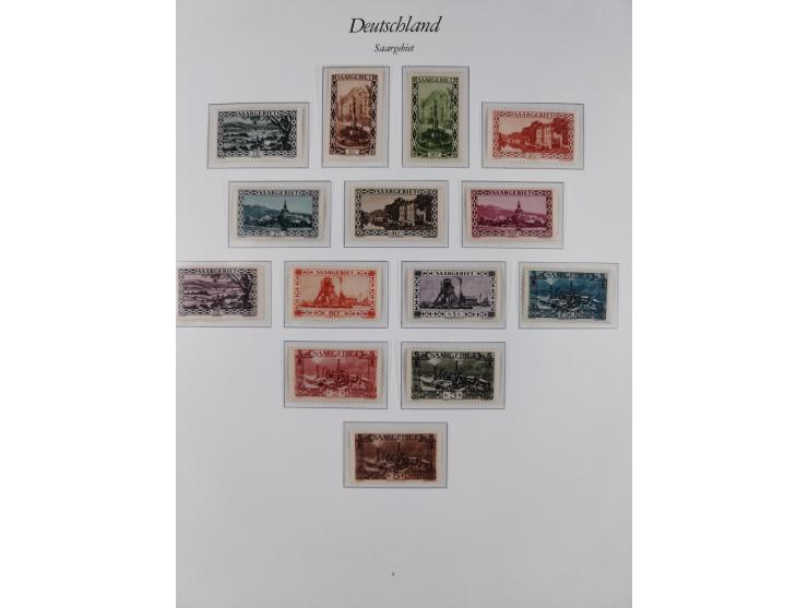 1920/59, postfrische und winzig ungebrauchte Sammlung, bis auf einige frühe kleine Werte komplett, dabei u.a. Mi.-Nr. 16I und