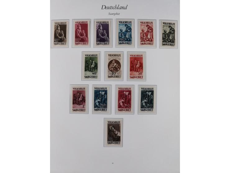 1920/59, postfrische und winzig ungebrauchte Sammlung, bis auf einige frühe kleine Werte komplett, dabei u.a. Mi.-Nr. 16I und