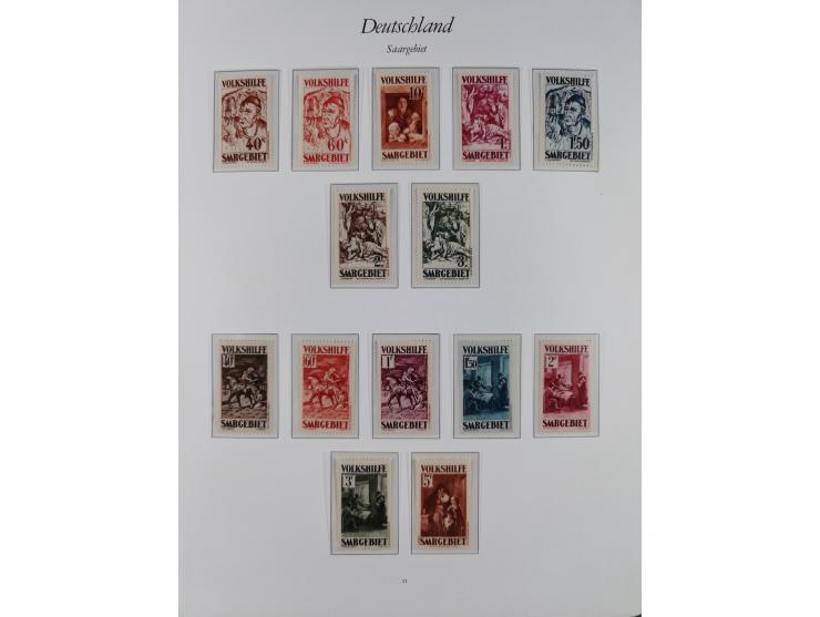 1920/59, postfrische und winzig ungebrauchte Sammlung, bis auf einige frühe kleine Werte komplett, dabei u.a. Mi.-Nr. 16I und